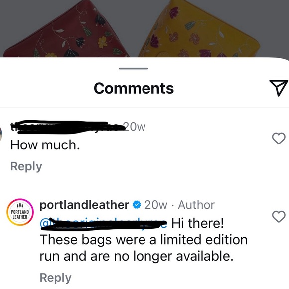 Portland Leather Raindrop Folklore in Honey Brand New Perfect Condition Sold Out - Picture 4 of 13